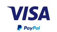 Logo Visa (a través de Paypal)
